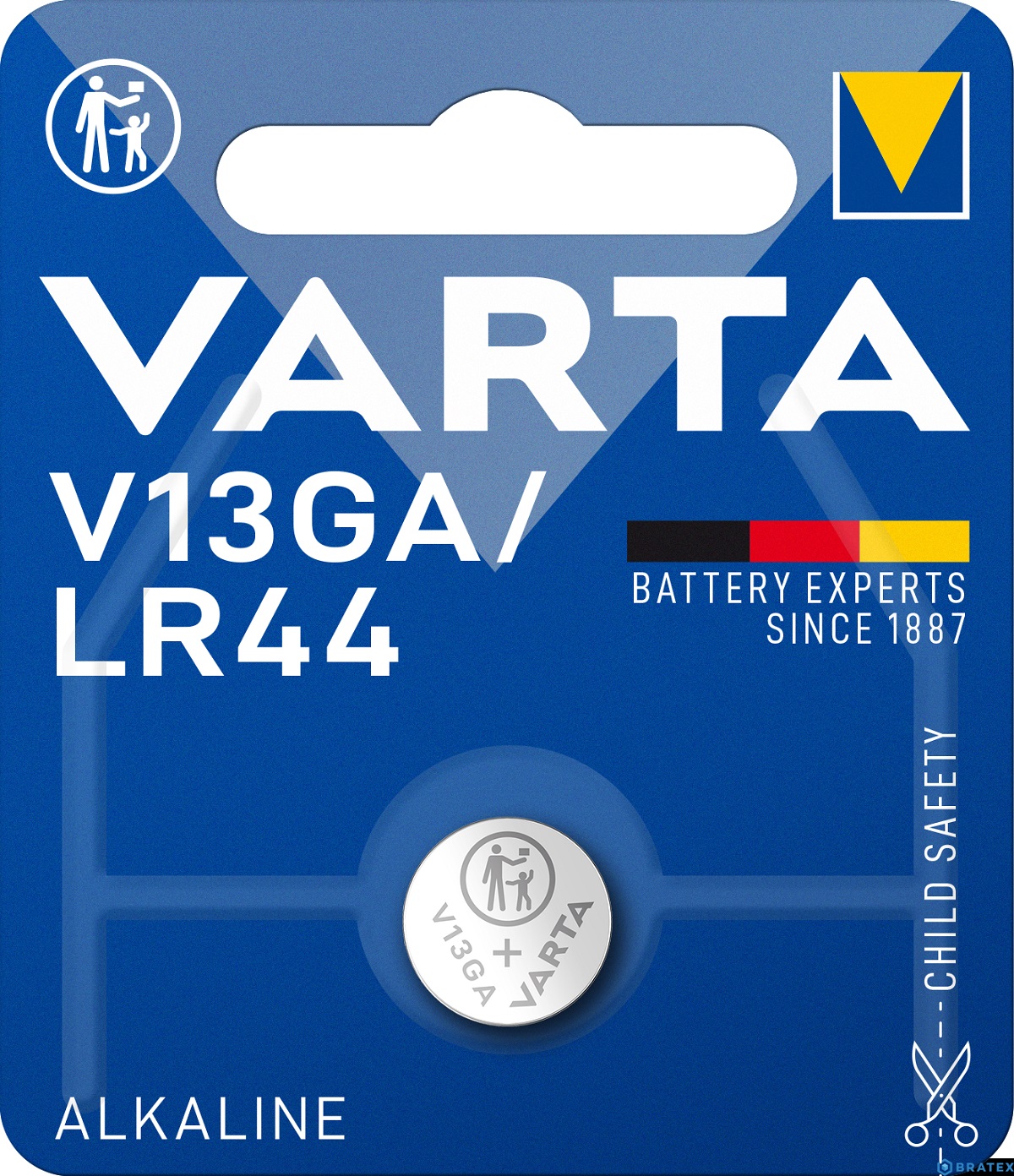 Bateria alkaliczna Varta LR44 / V13GA grafika przedstawia produkt